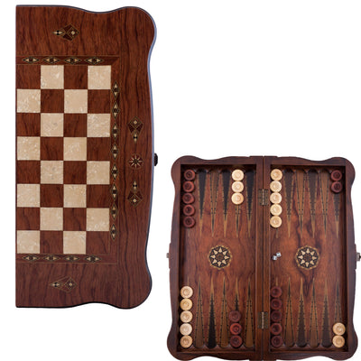 20.3 Inch Carvo Backgammon Set 